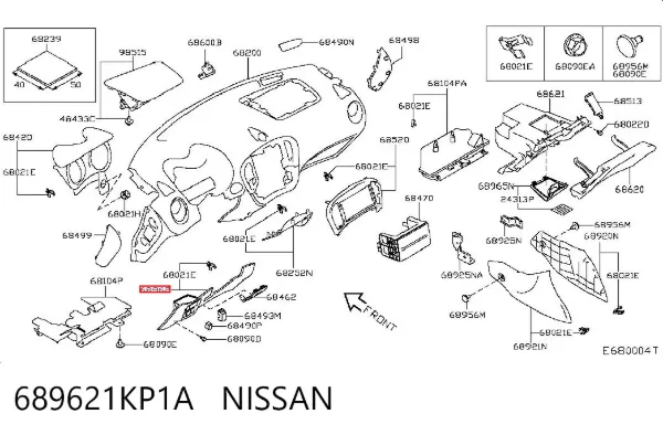  689621KP1A Nissan/Infiniti
