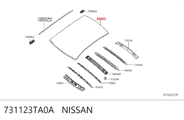  731123TA0A Nissan/Infiniti