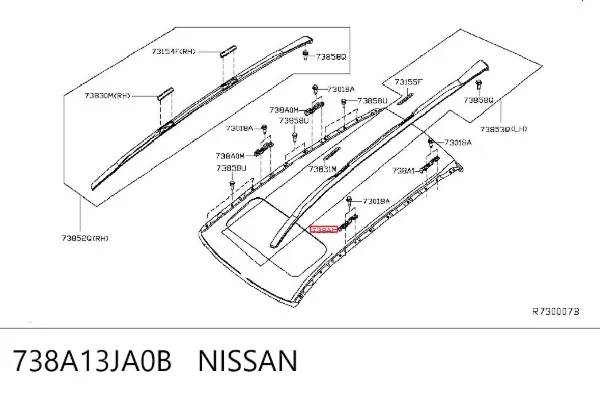  738A13JA0B Nissan/Infiniti