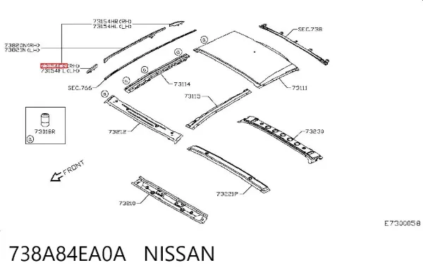  738A84EA0A Nissan/Infiniti