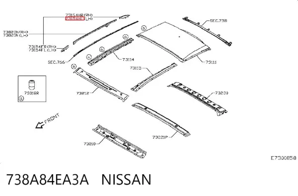  738A84EA3A Nissan/Infiniti