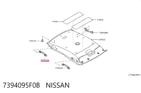  7394095F0B Nissan/Infiniti
