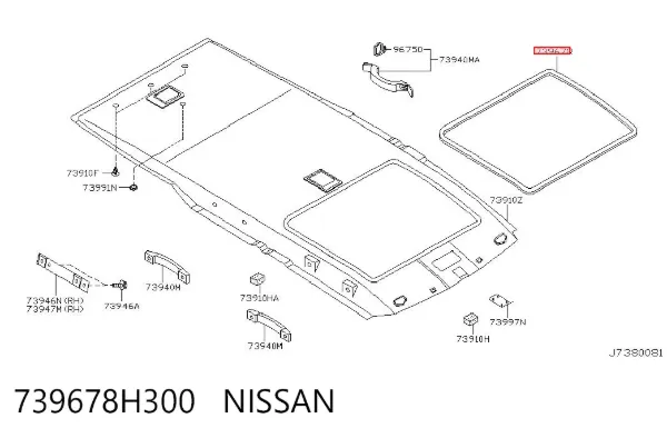  739678H300 Nissan/Infiniti