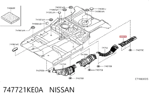  747721KE0A Nissan/Infiniti