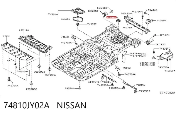  74810JY02A Nissan/Infiniti