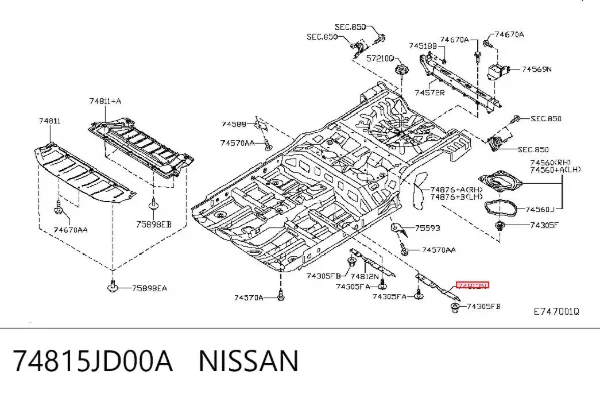  74815JD00A Nissan/Infiniti