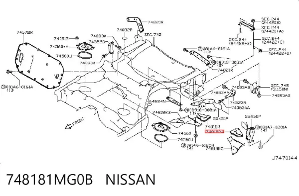  748181MG0B Nissan/Infiniti