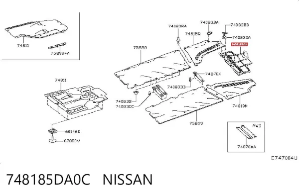  748185DA0C Nissan/Infiniti