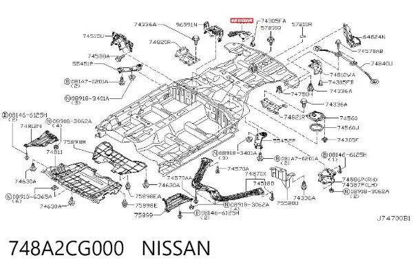  748A2CG000 Nissan/Infiniti