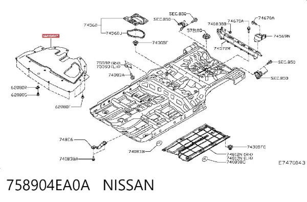  758904EA0A Nissan/Infiniti
