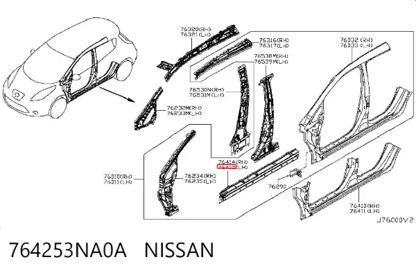  764253NA0A Nissan/Infiniti
