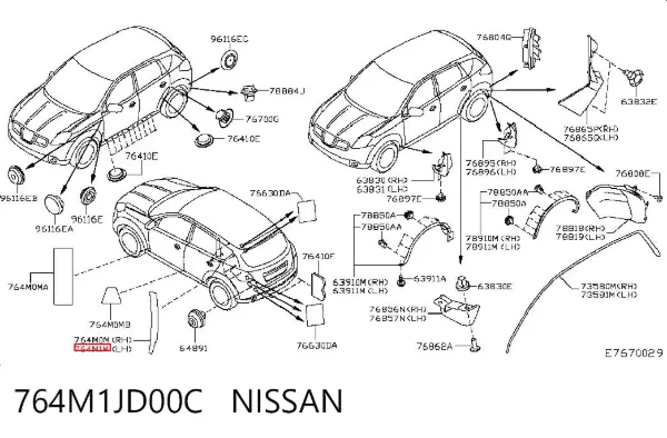  764M1JD00C Nissan/Infiniti