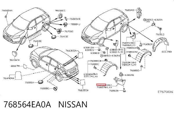  768564EA0A Nissan/Infiniti