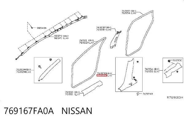  769167FA0A Nissan/Infiniti
