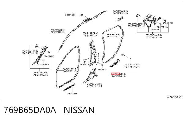  769B65DA0A Nissan/Infiniti
