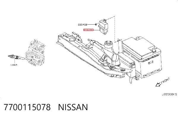 Реле свічок накалу 7700115078 Nissan/Infiniti