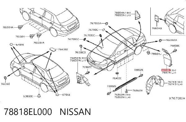  78818EL000 Nissan/Infiniti