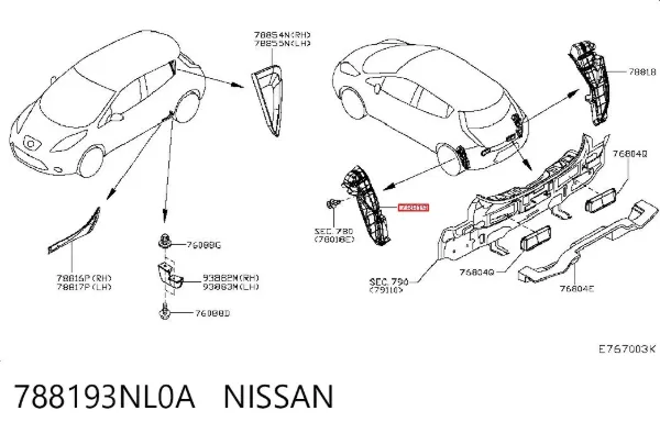  788193NL0A Nissan/Infiniti