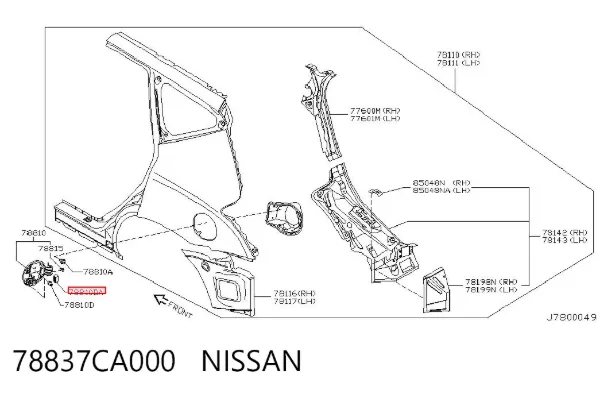  78837CA000 Nissan/Infiniti