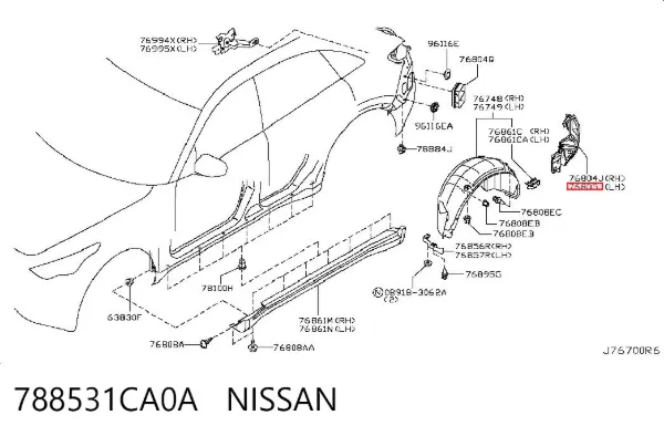  788531CA0A Nissan/Infiniti