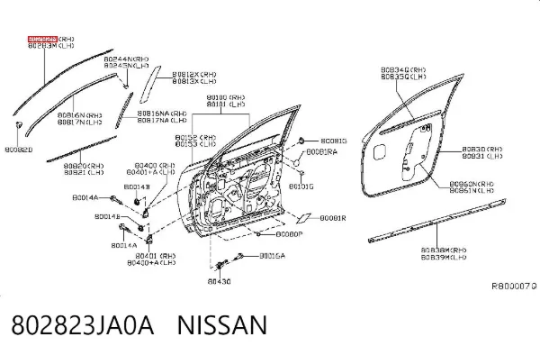  802823JA0A Nissan/Infiniti