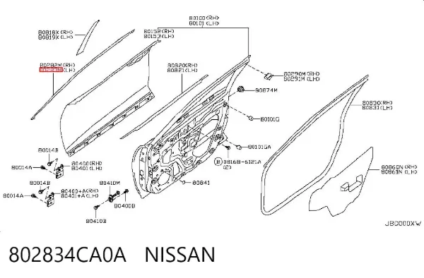  802834CA0A Nissan/Infiniti