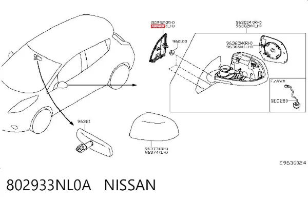  802933NL0A Nissan/Infiniti