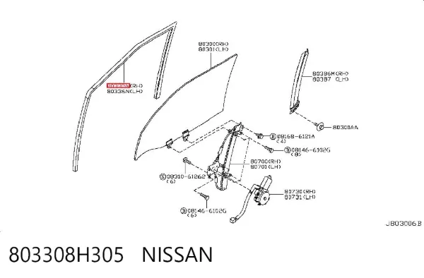  803308H305 Nissan/Infiniti