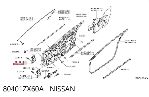  80401ZX60A Nissan/Infiniti