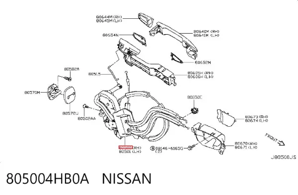  805004HB0A Nissan/Infiniti