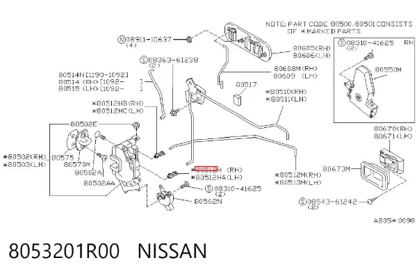  8053201R00 Nissan/Infiniti