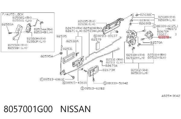  8057001G00 Nissan/Infiniti