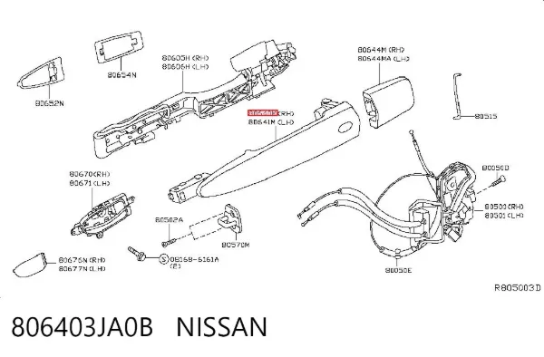  806403JA0B Nissan/Infiniti