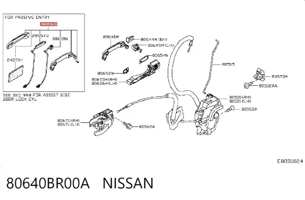  80640BR00A Nissan/Infiniti