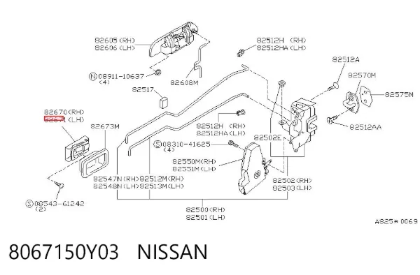  8067150Y03 Nissan/Infiniti