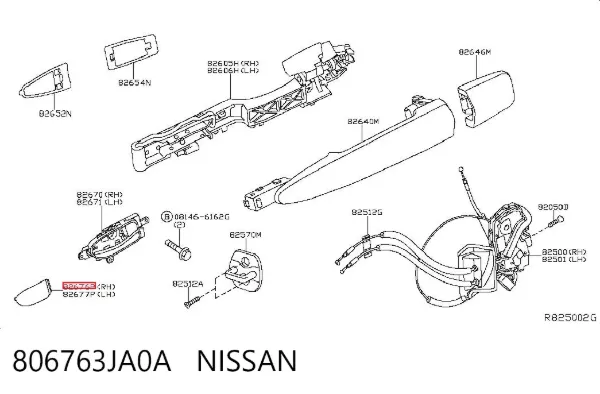  806763JA0A Nissan/Infiniti