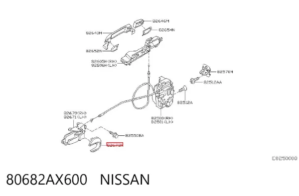  80682AX600 Nissan/Infiniti