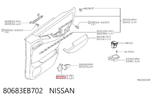  80683EB702 Nissan/Infiniti