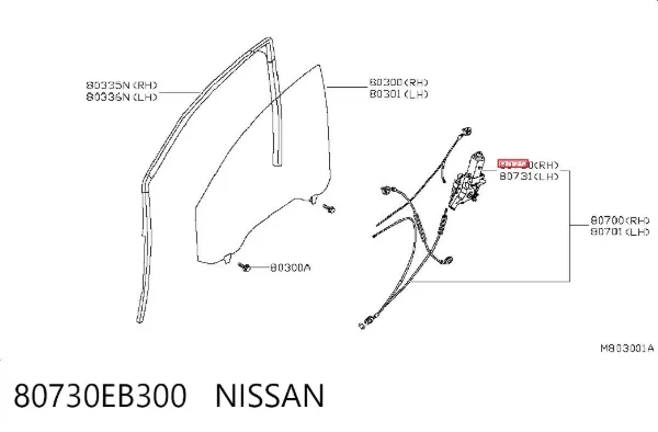  80730EB300 Nissan/Infiniti