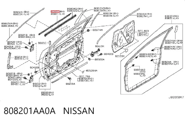  808201AA0A Nissan/Infiniti