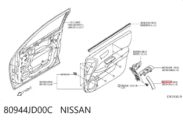  80944JD00C Nissan/Infiniti