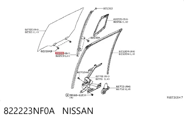  822223NF0A Nissan/Infiniti