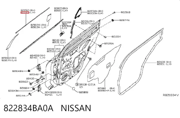  822834BA0A Nissan/Infiniti
