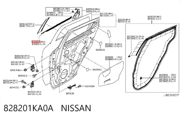  828201KA0A Nissan/Infiniti