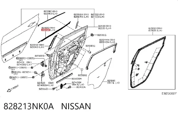  828213NK0A Nissan/Infiniti