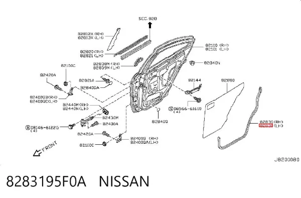  8283195F0A Nissan/Infiniti