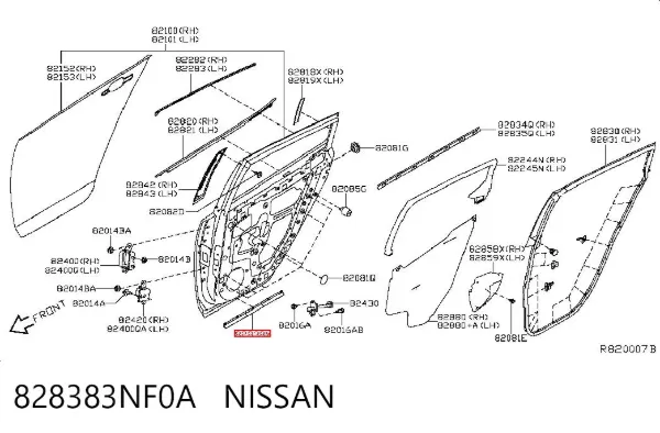  828383NF0A Nissan/Infiniti