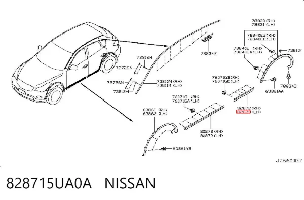  828715UA0A Nissan/Infiniti