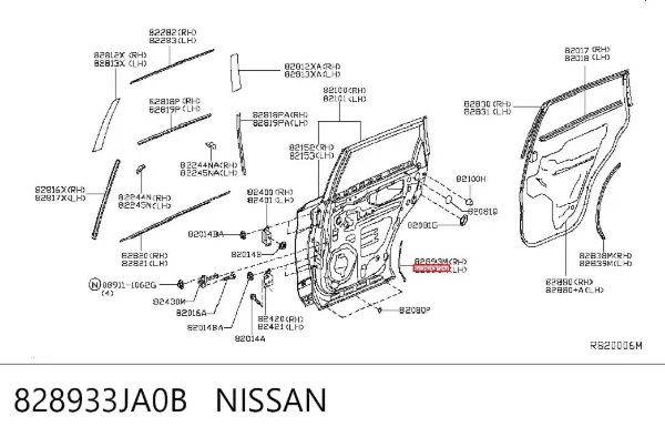  828933JA0B Nissan/Infiniti