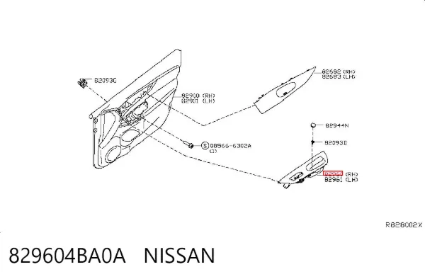  829604BA0A Nissan/Infiniti